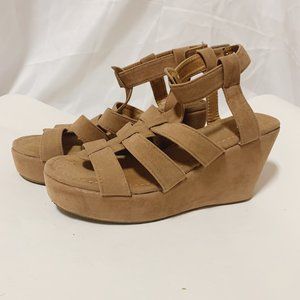 Cotton On | Shoes | Cotton On Wedge Heel Beigebrown | Poshmark
